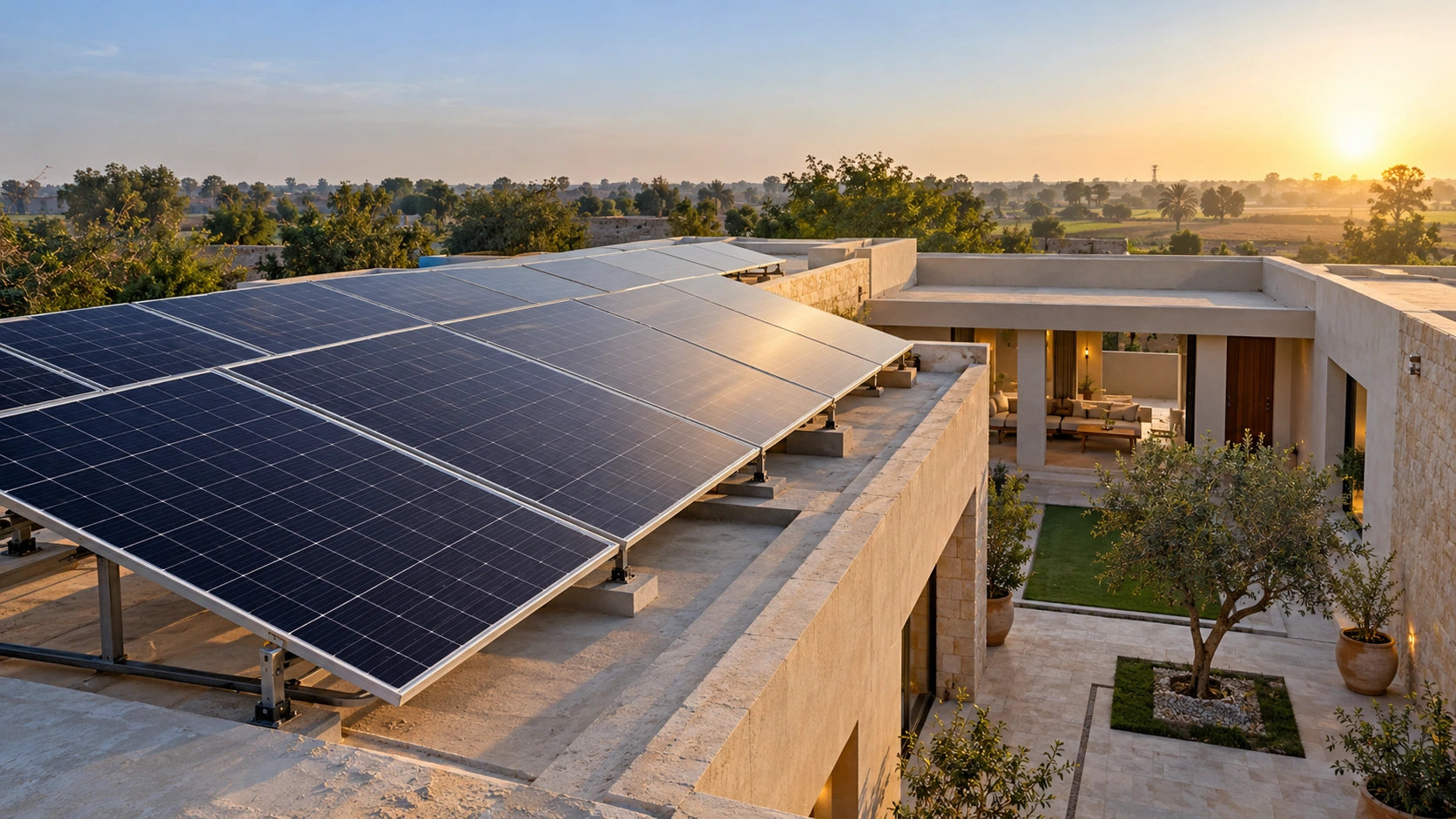 Residential solar architectural visualisation